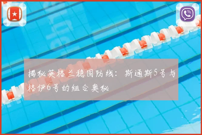 揭秘英格兰稳固防线：斯通斯5号与格伊6号的组合奥秘