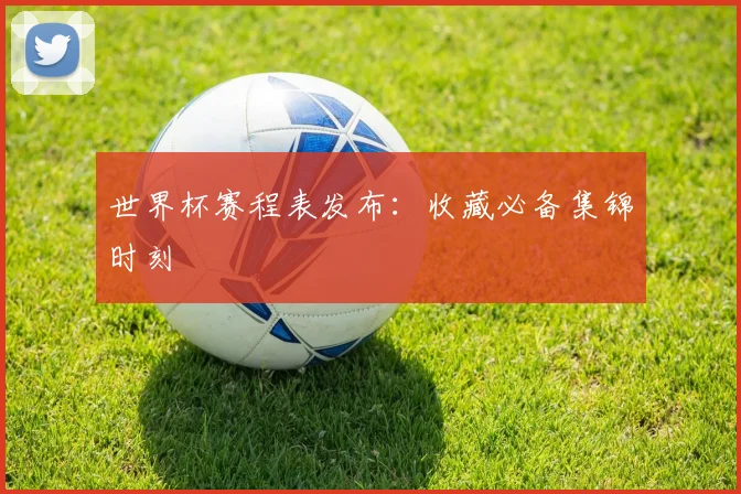 世界杯赛程表发布：收藏必备集锦时刻